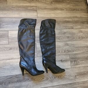 Marc Fisher Black Over-the-Knee Boots